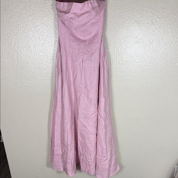 Favorite Daughter THE FAVORITE LINEN DRESS Pastel Lavender - Picture 5 of 12